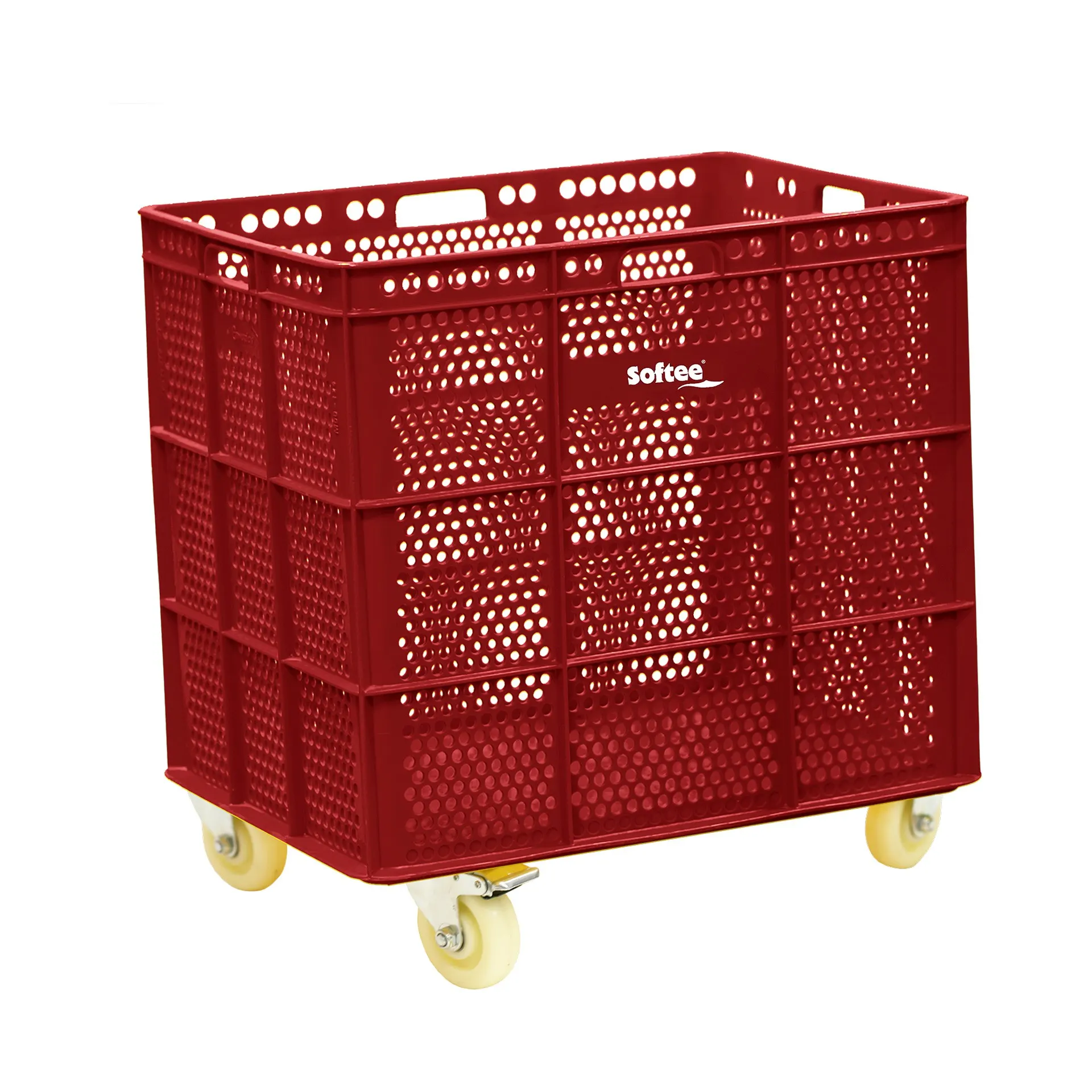 BANASTA CON RUEDAS INOX