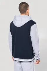 Cazadora tipo Béisbolera con capucha unisex