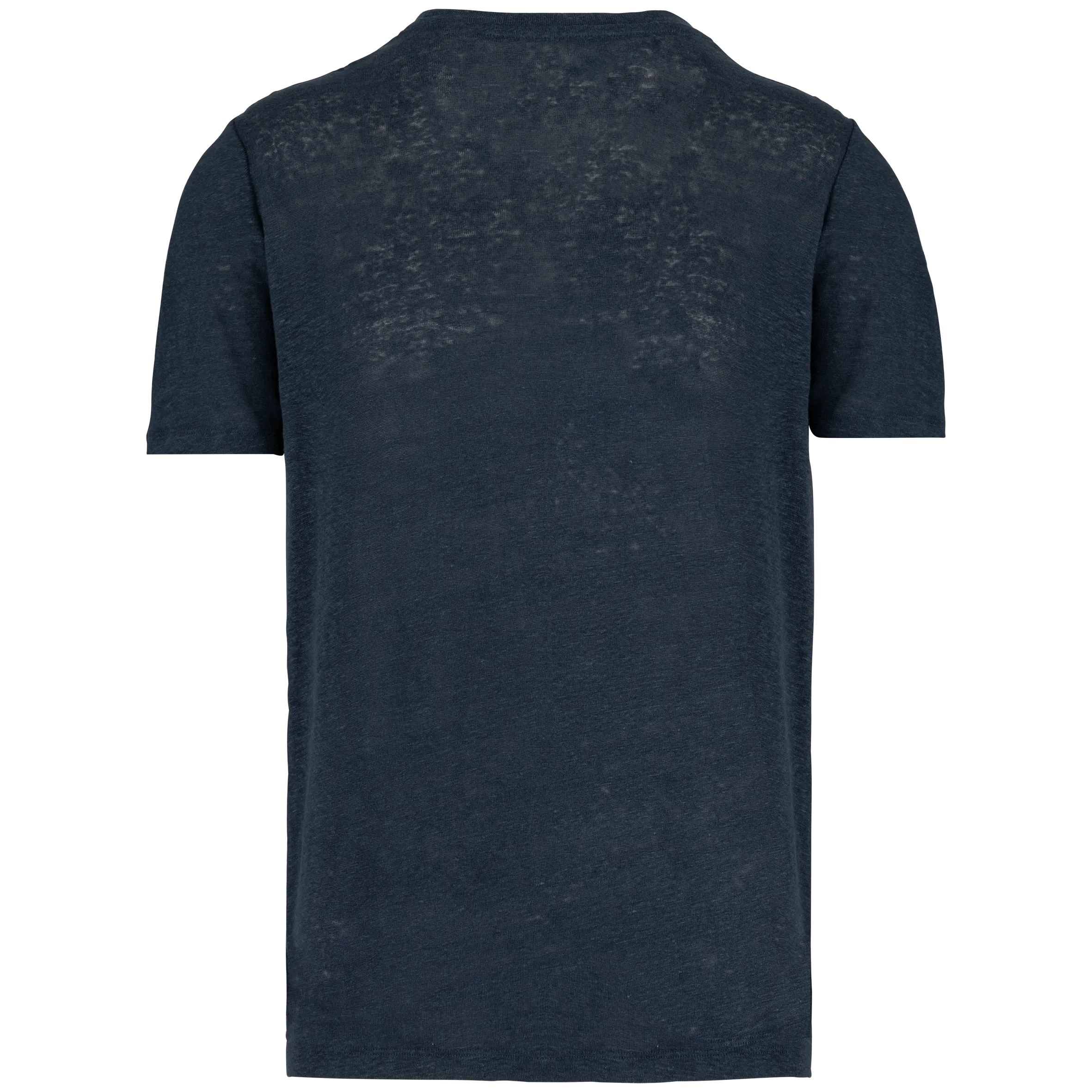 Camiseta lino cuello redondo hombre