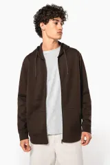 Sudadera capucha y cremallera unisex
