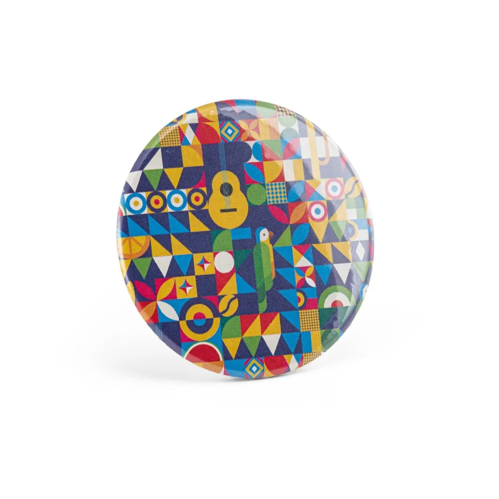 Button PIN 10. Pin redondo con imán