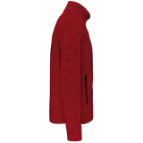 Chaqueta jaspeada con cremallera hombre