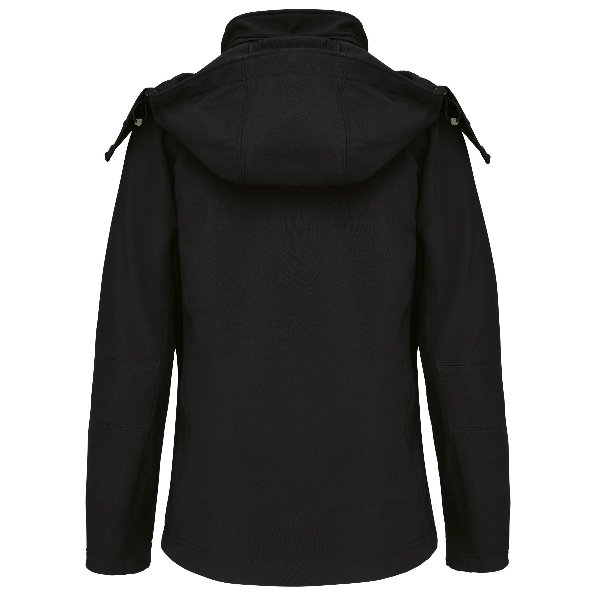 Chaqueta softshell con capucha extraíble mujer