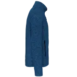 Chaqueta jaspeada con cremallera hombre