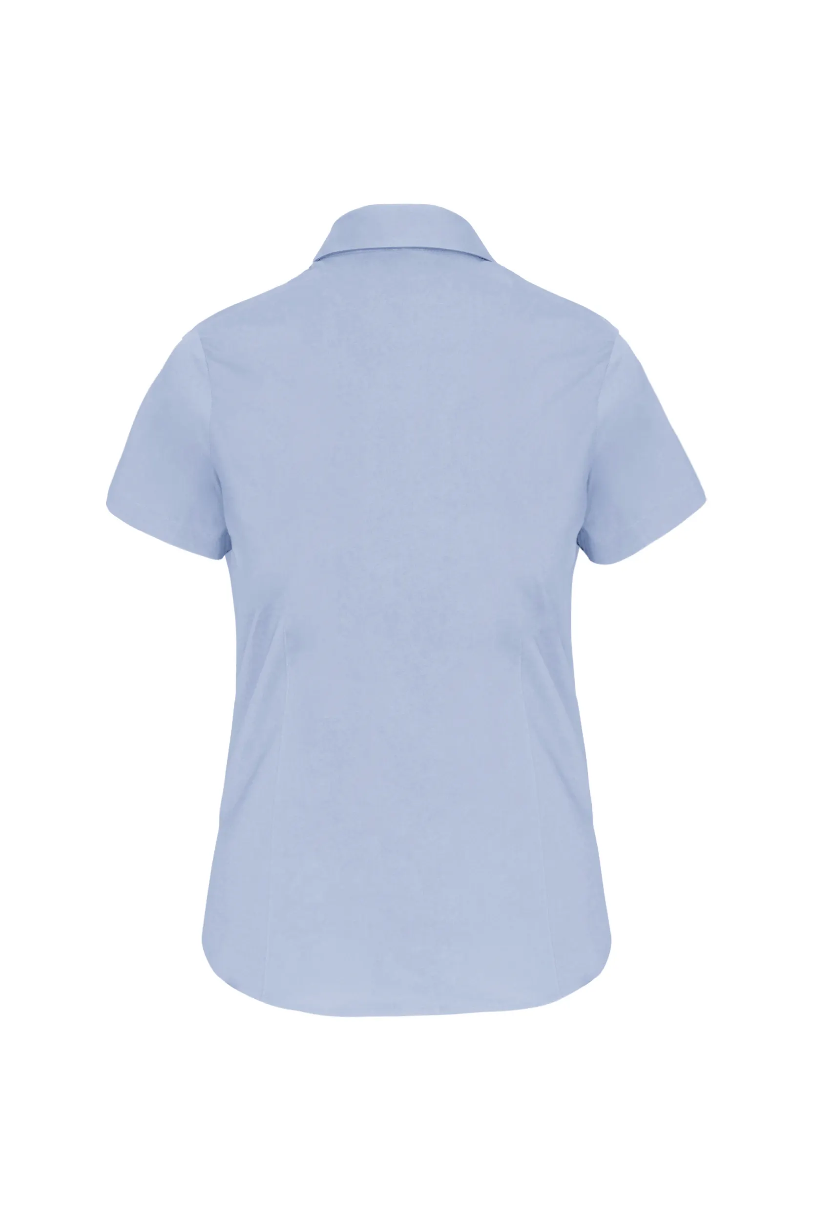 Camisa stretch manga corta mujer