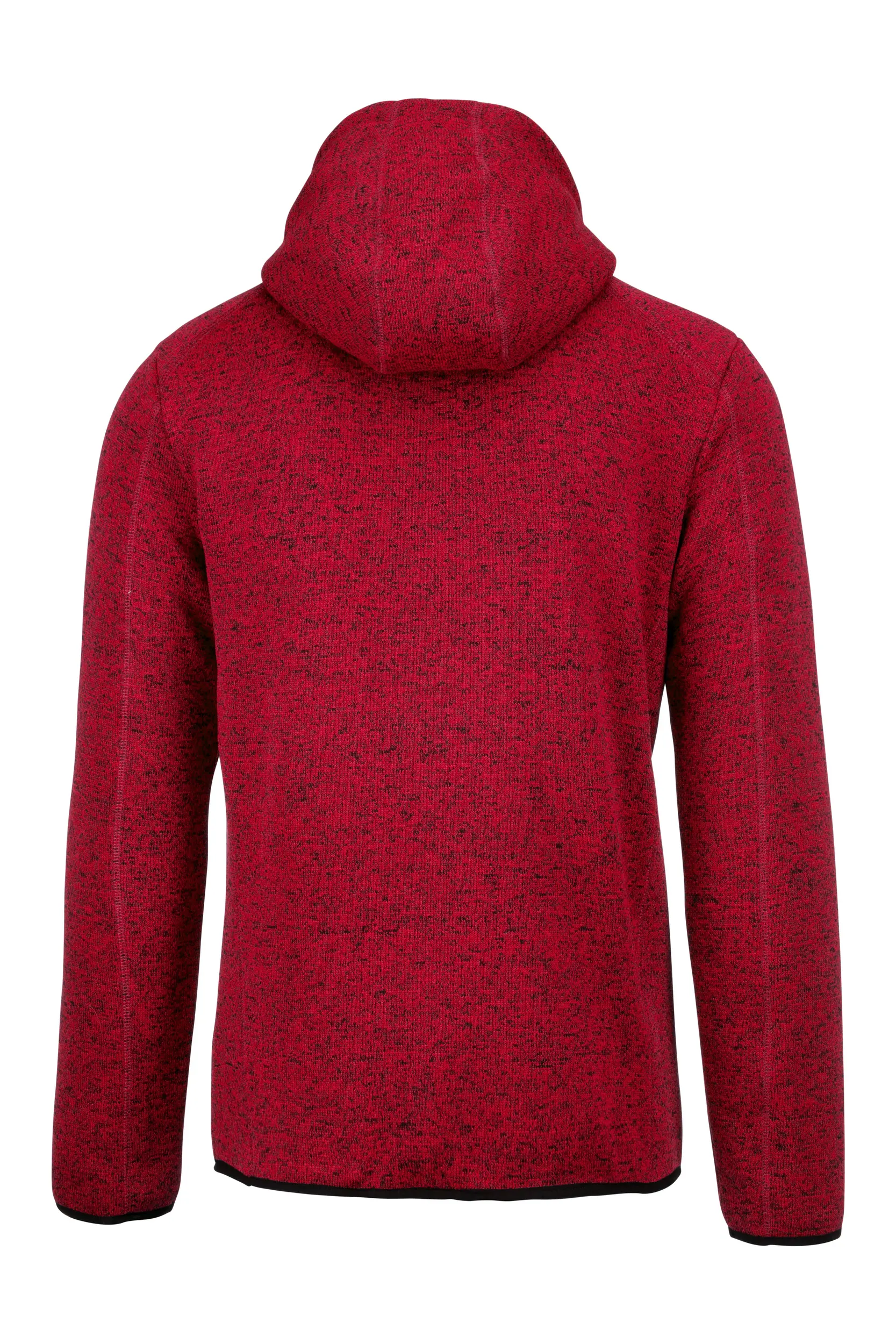 Chaqueta jaspeada con capucha hombre