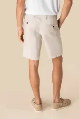 Bermuda de lino hombre