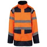 Parka de seguridad reciclada 4 en 1 unisex
