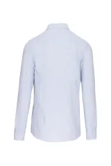 Striped White / Oxford Blue