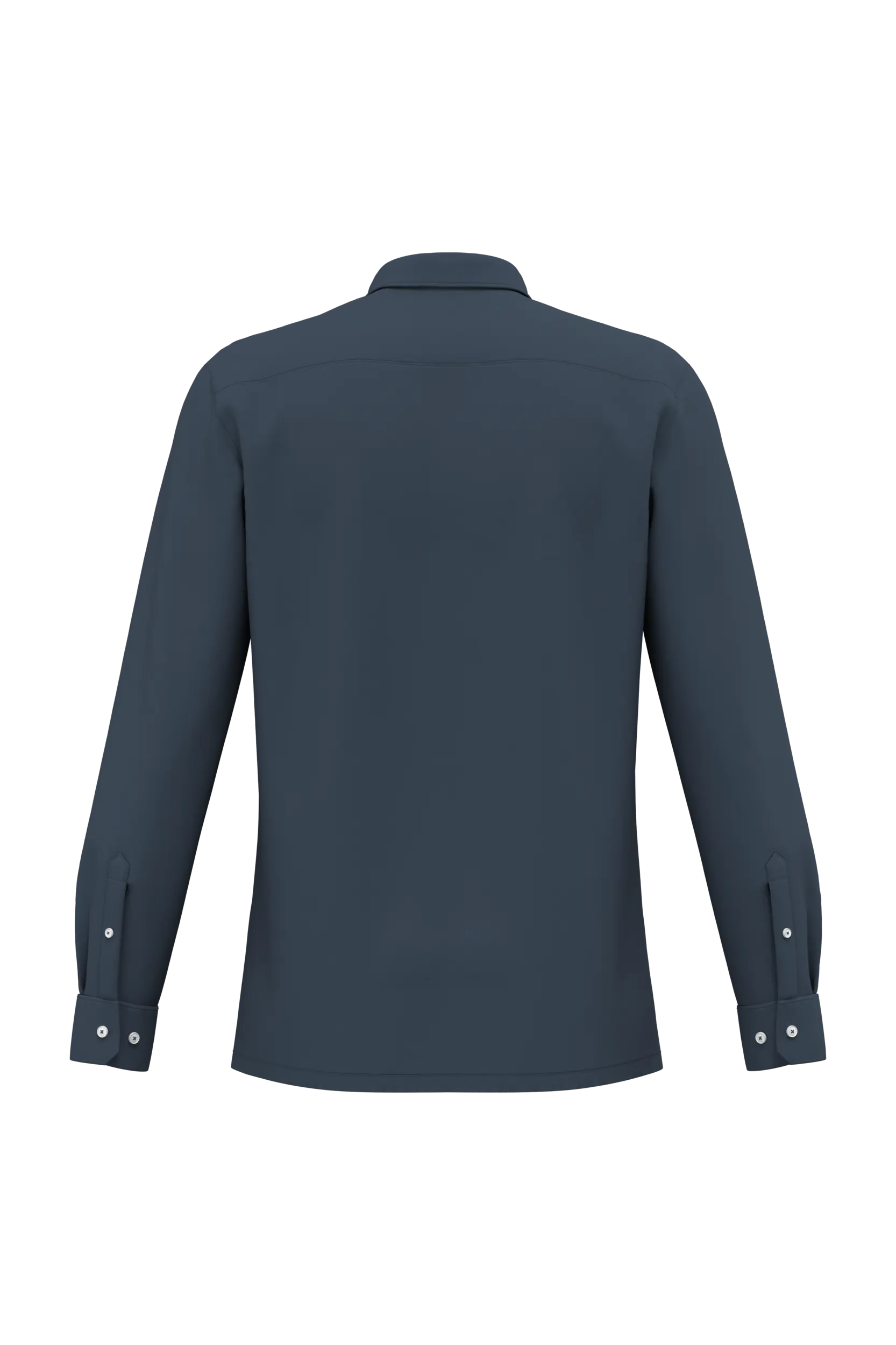 Camisa ecológica desteñida de punto piqué para hombre