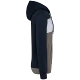 Sudadera tricolor con capucha unisex