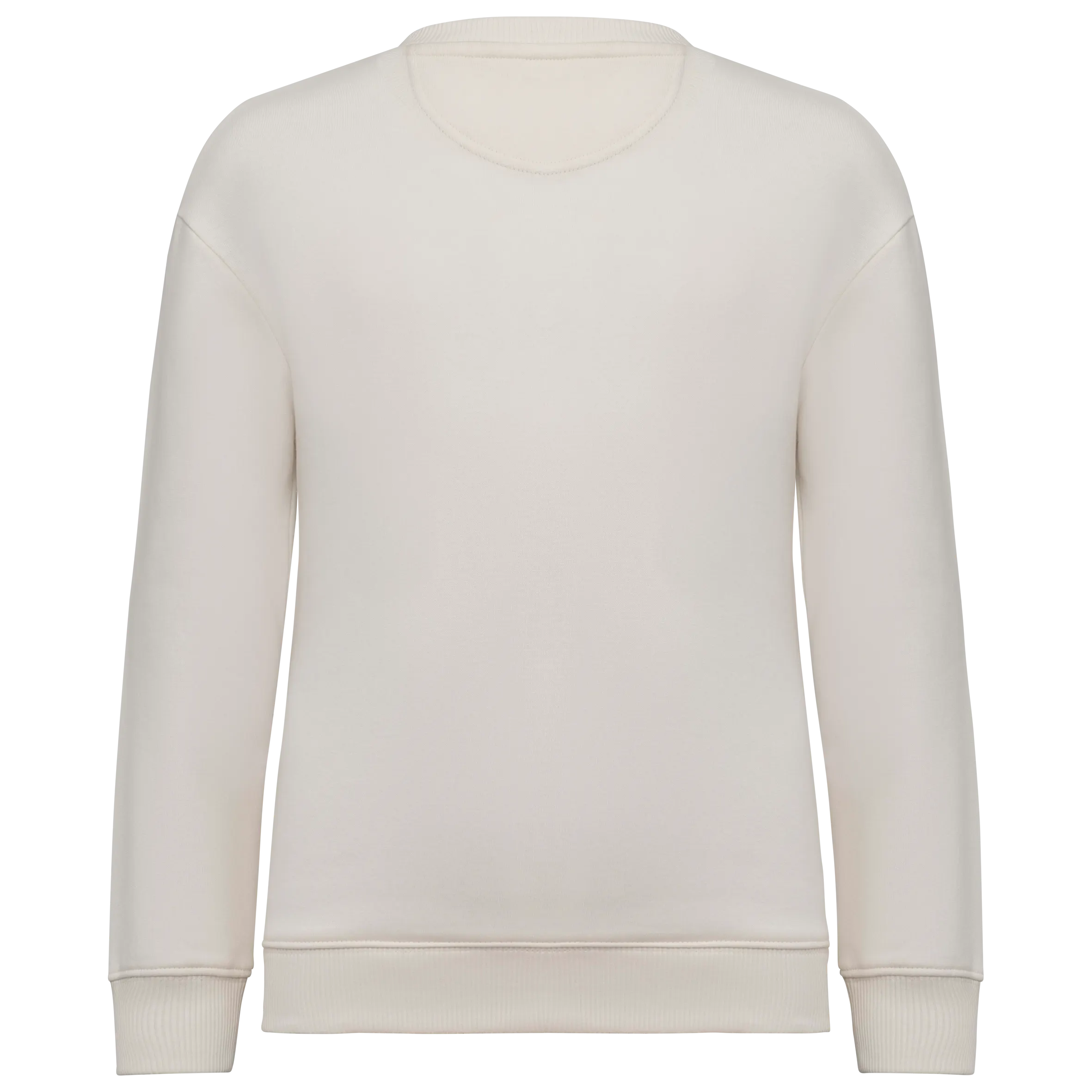 Sudadera ecorresponsable de cuello redondo oversize infantil