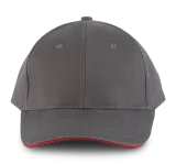 Slate Grey / Red