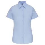 Camisa oxford manga corta mujer