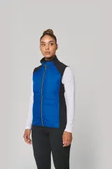 Chaleco deportivo bimaterial unisex