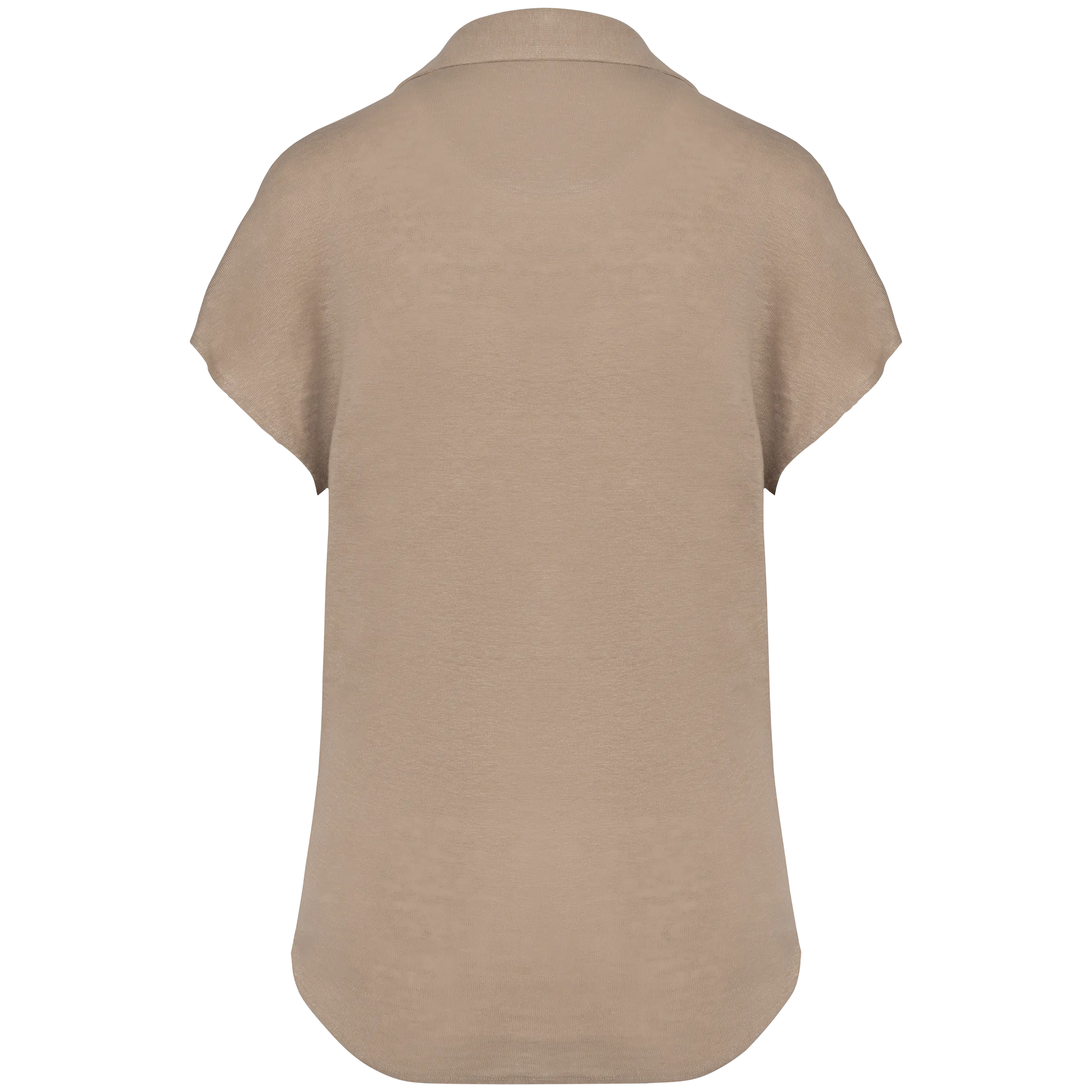 Polo de lino mujer