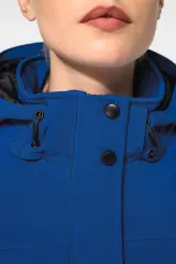 Parka softshell acolchada con capucha mujer
