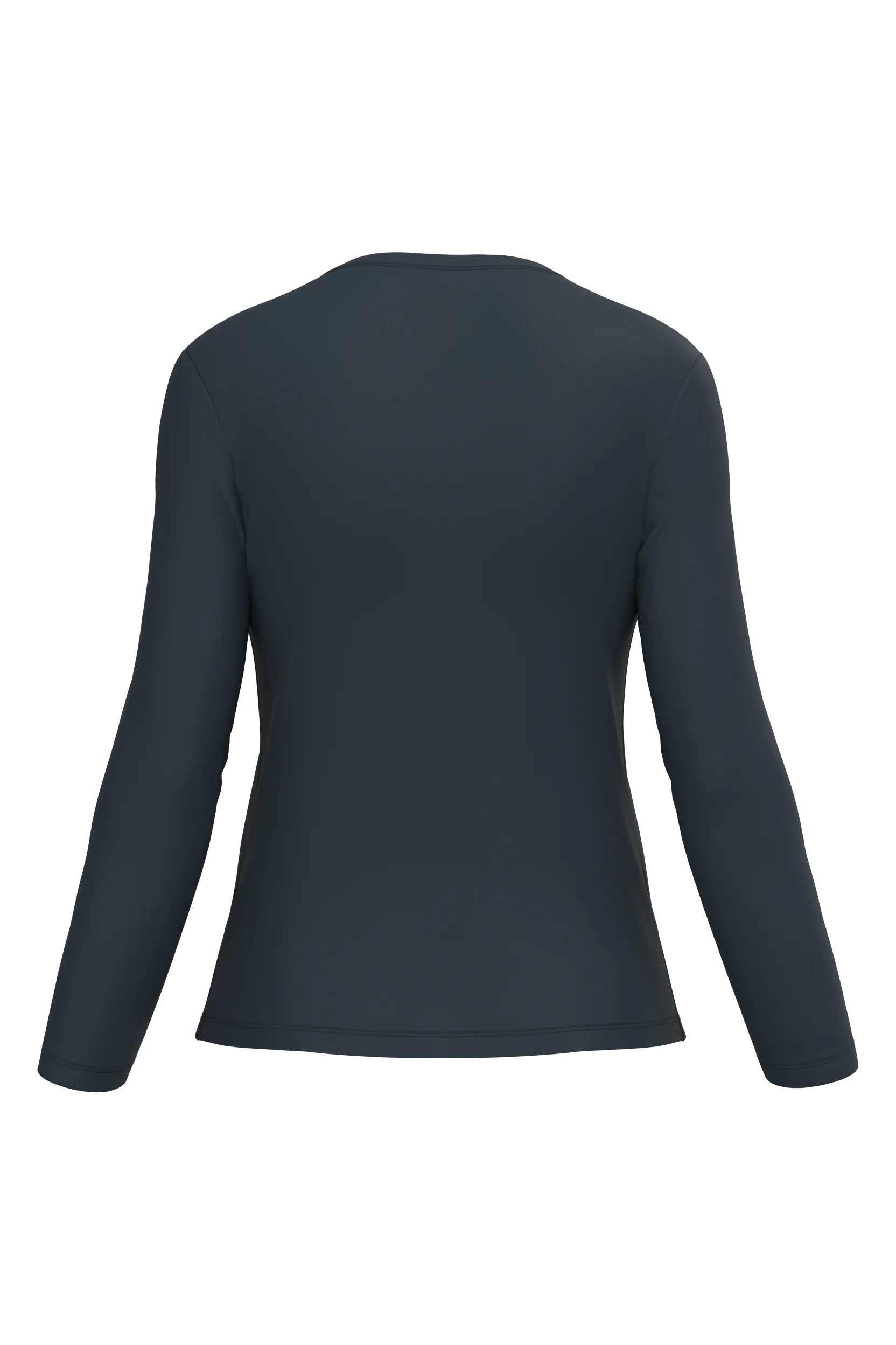 Camiseta manga larga y cuello redondo mujer