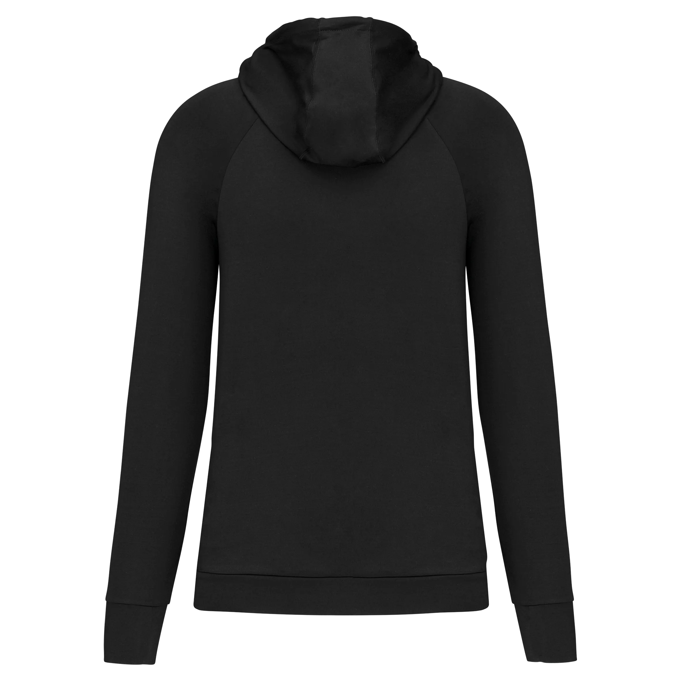 Sudadera deportiva capucha 1/4 cremallera unisex
