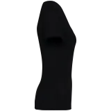 Camiseta ecorresponsable cuello de pico mujer