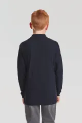 Polo 65/35 manga larga niños