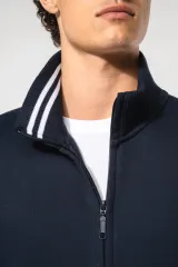 Chaqueta de felpa con cremallera hombre