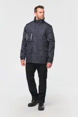 Parka workwear con mangas amovibles hombre