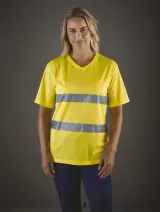 Camiseta cuello de pico Top Cool de Alta Visibilidad