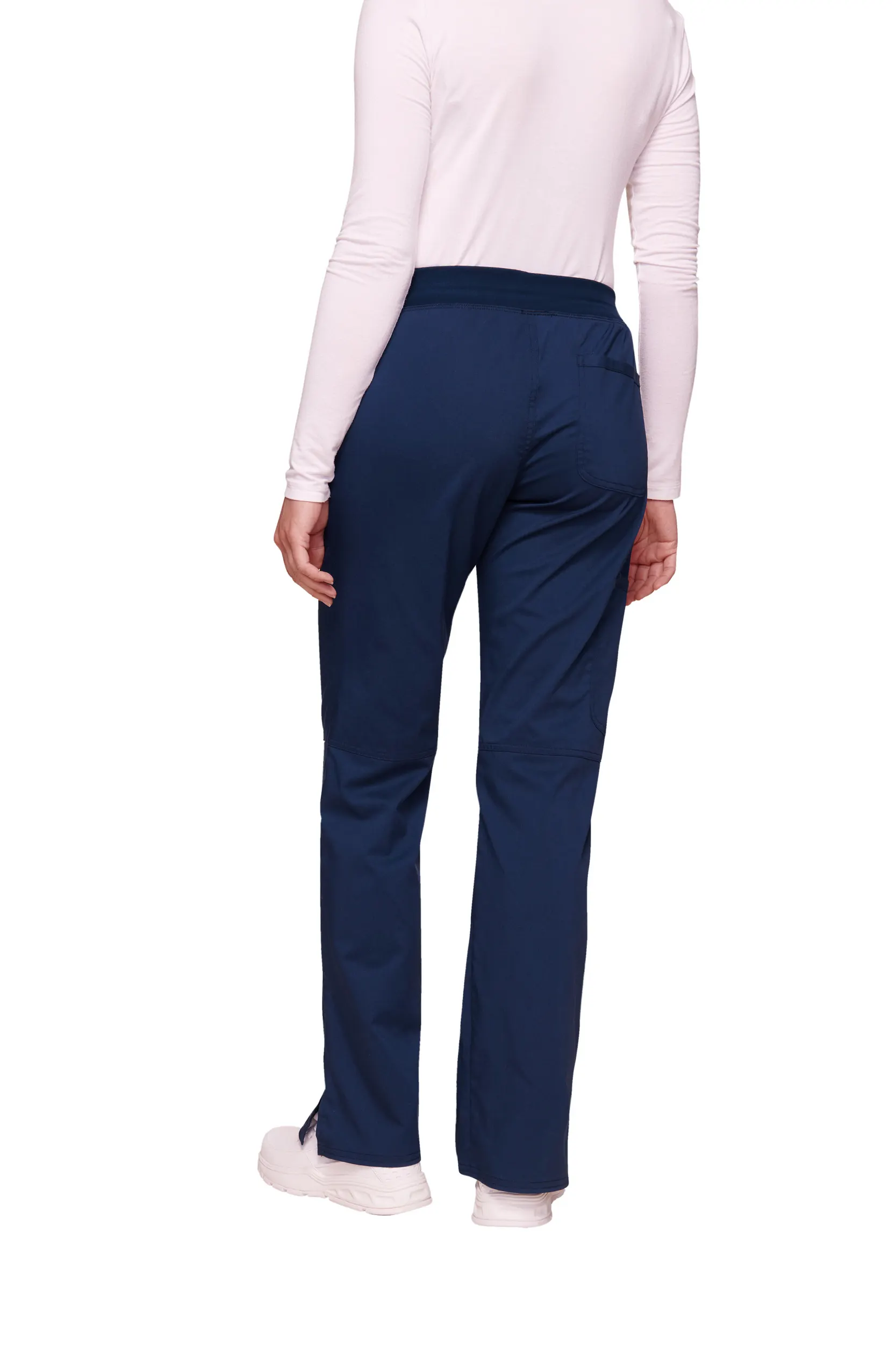 Pantalones tipo cargo de tiro medio mujer