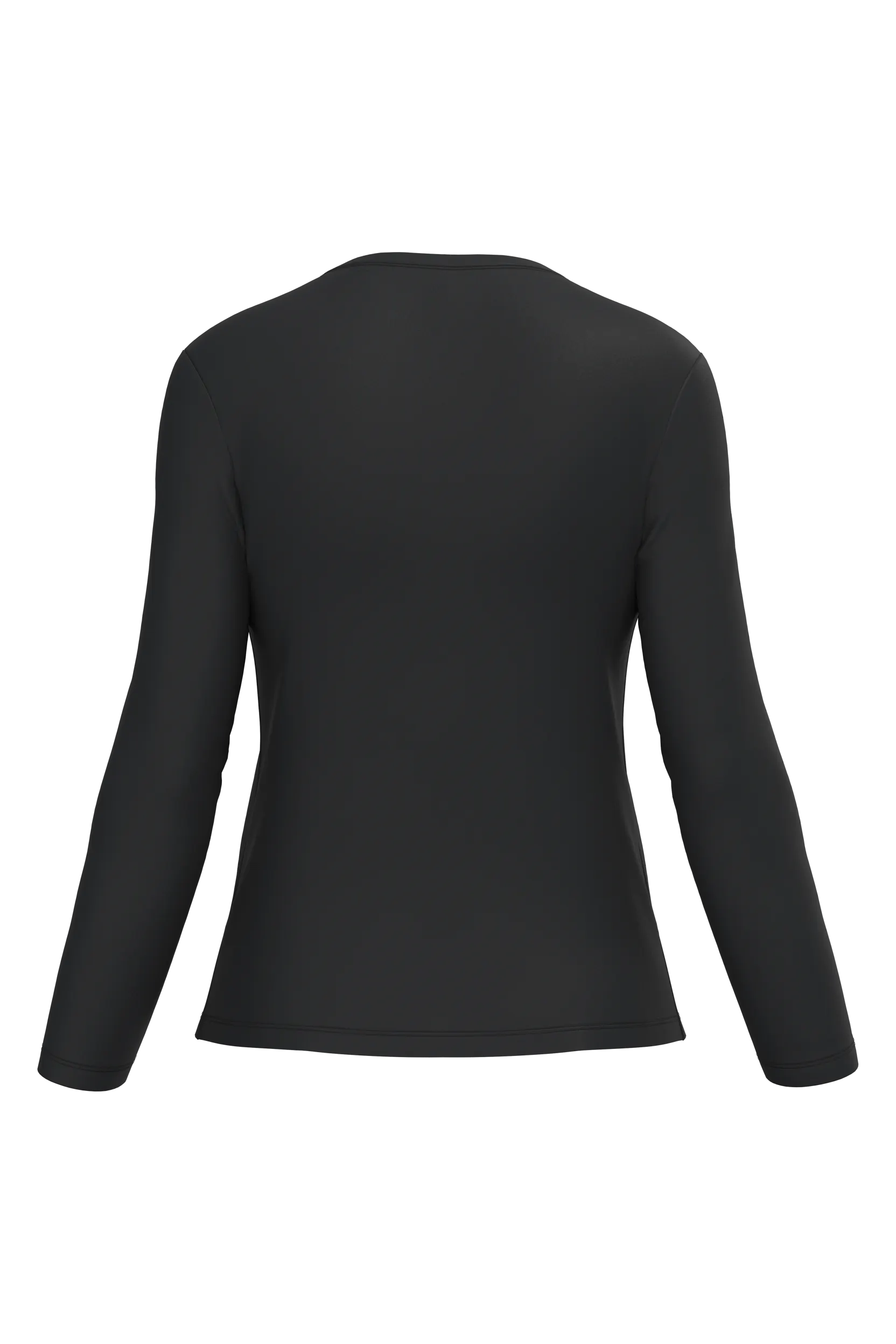 Camiseta manga larga y cuello redondo mujer