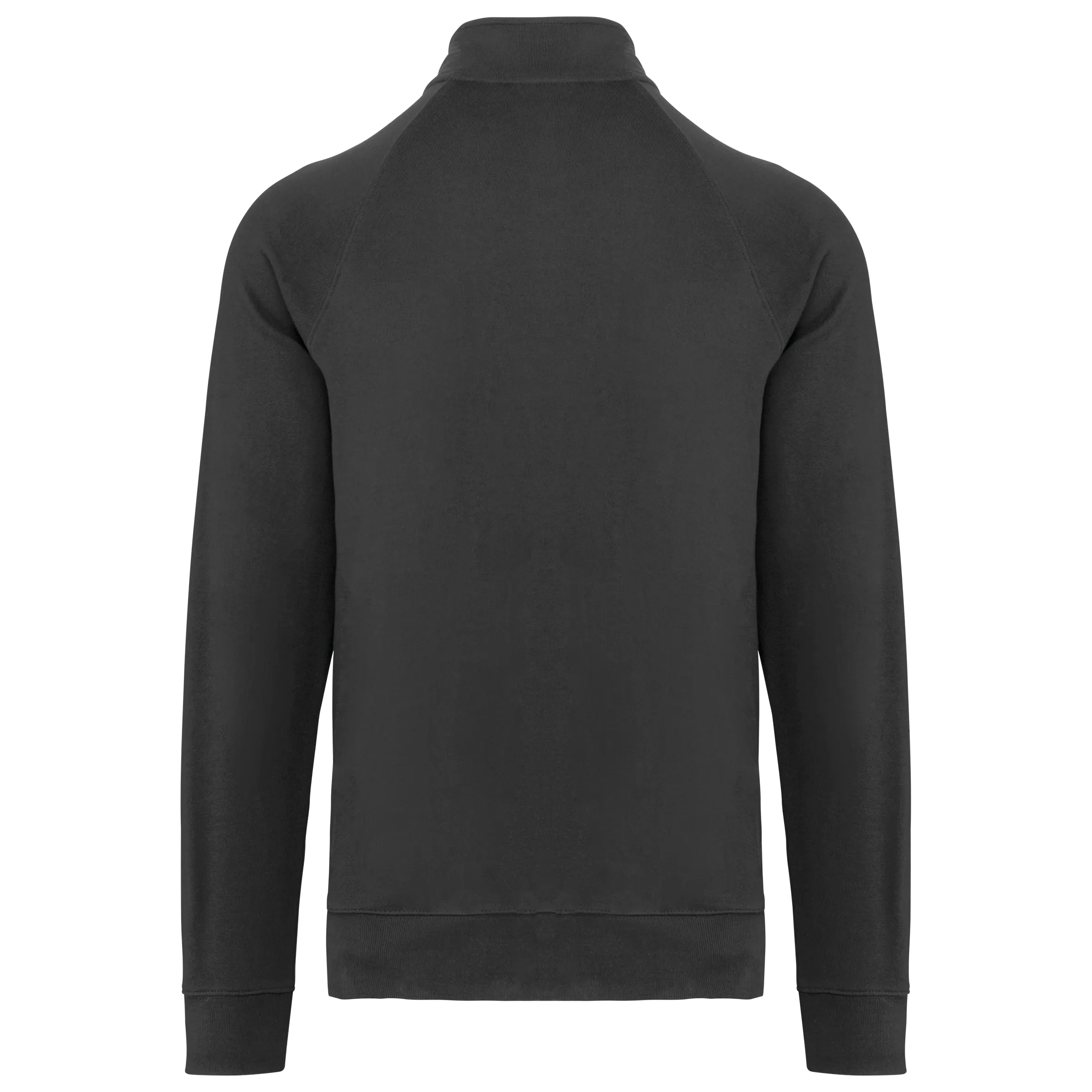 Chaqueta de felpa de algodón mangas raglán unisex