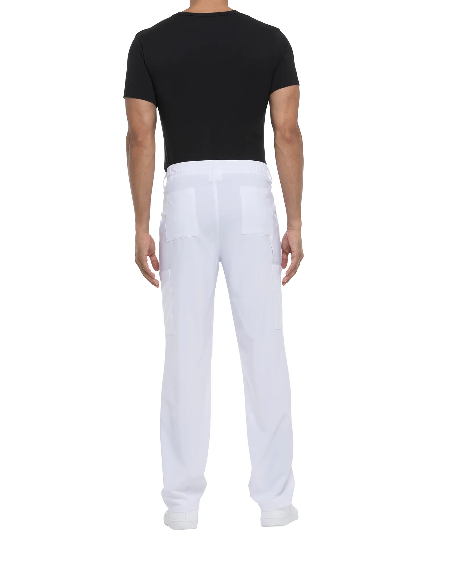 Pantalón con cordón de ajuste y tiro estándar hombre