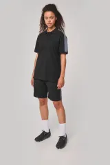 Polo de equipo bicolor unisex