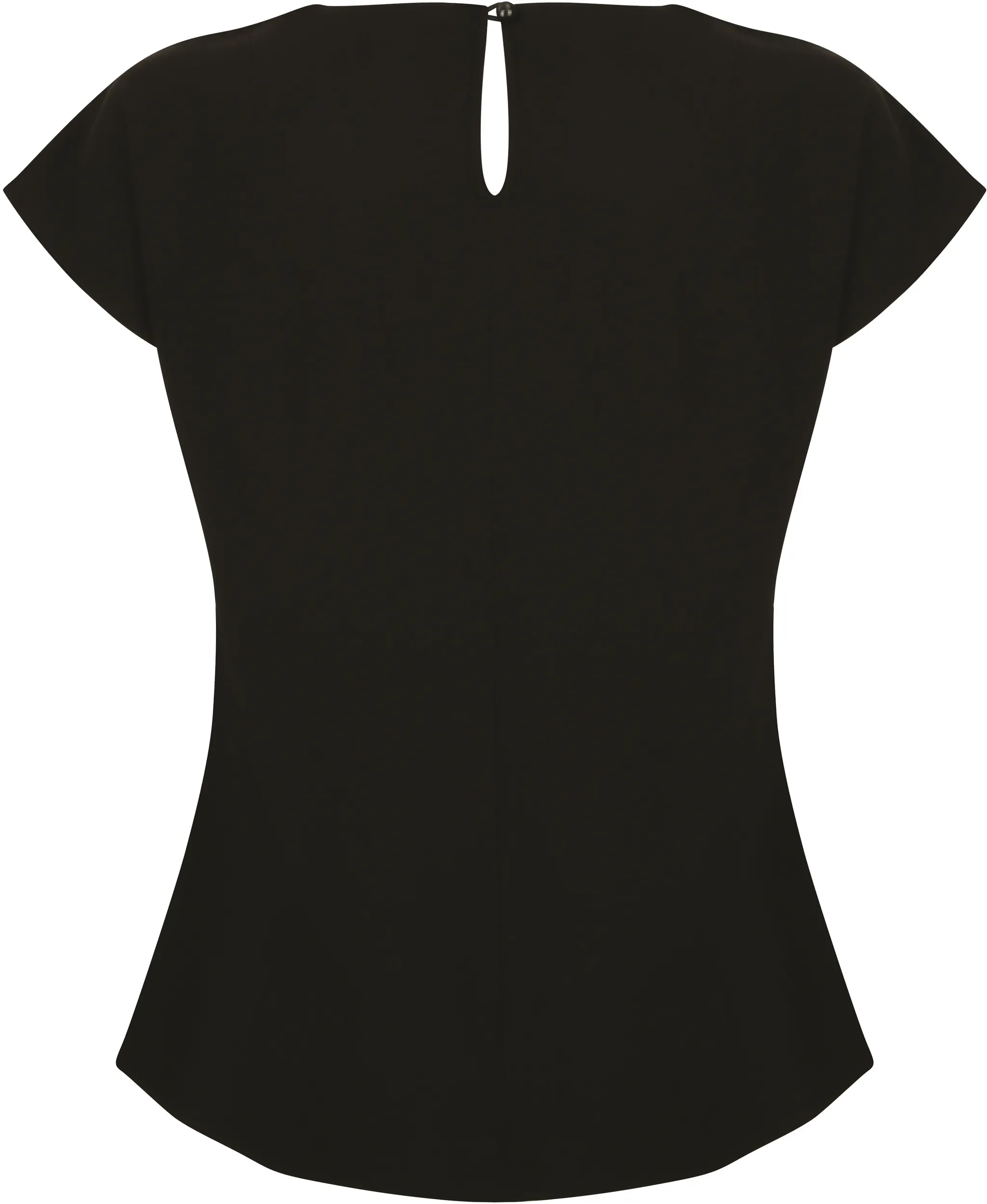 Top cuello plisado mujer