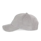 Gorra de terciopelo de perfil bajo