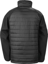 Chaqueta Softshell Black Compass acolchada reciclada
