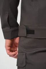 Chaqueta de trabajo sin metal unisex