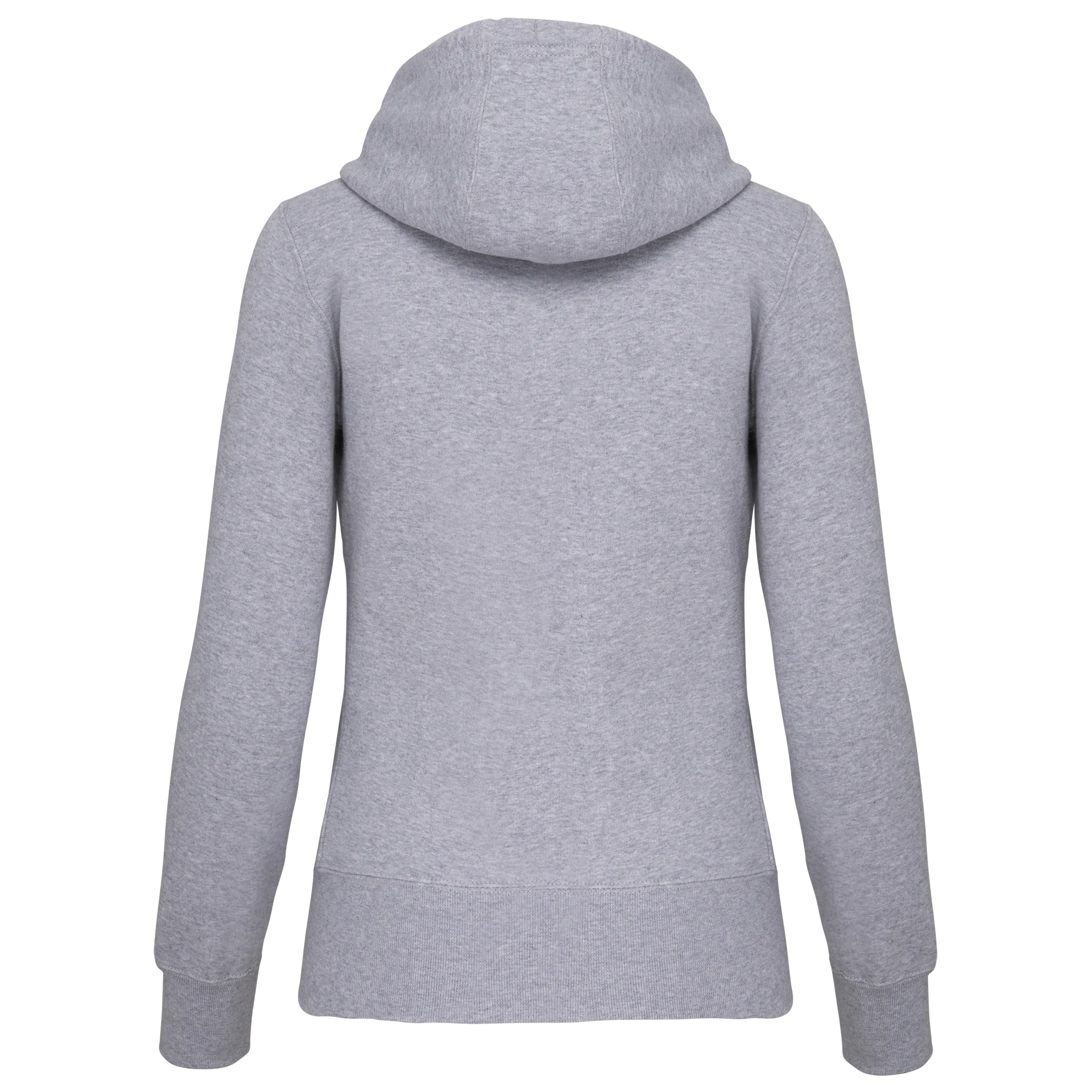 Sudadera con capucha y cremallera de mujer
