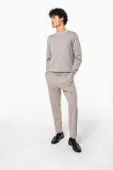 Jersey cuello redondo manga larga hombre