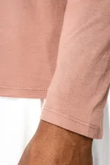 Camiseta ecorresponsable efecto lavado de manga larga unisex