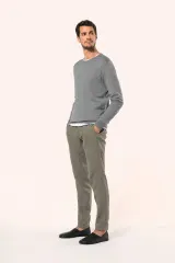 Jersey Supima® cuello redondo hombre