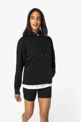 Sudadera ecorresponsable con capucha unisex
