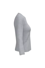 Camiseta manga larga y cuello redondo mujer