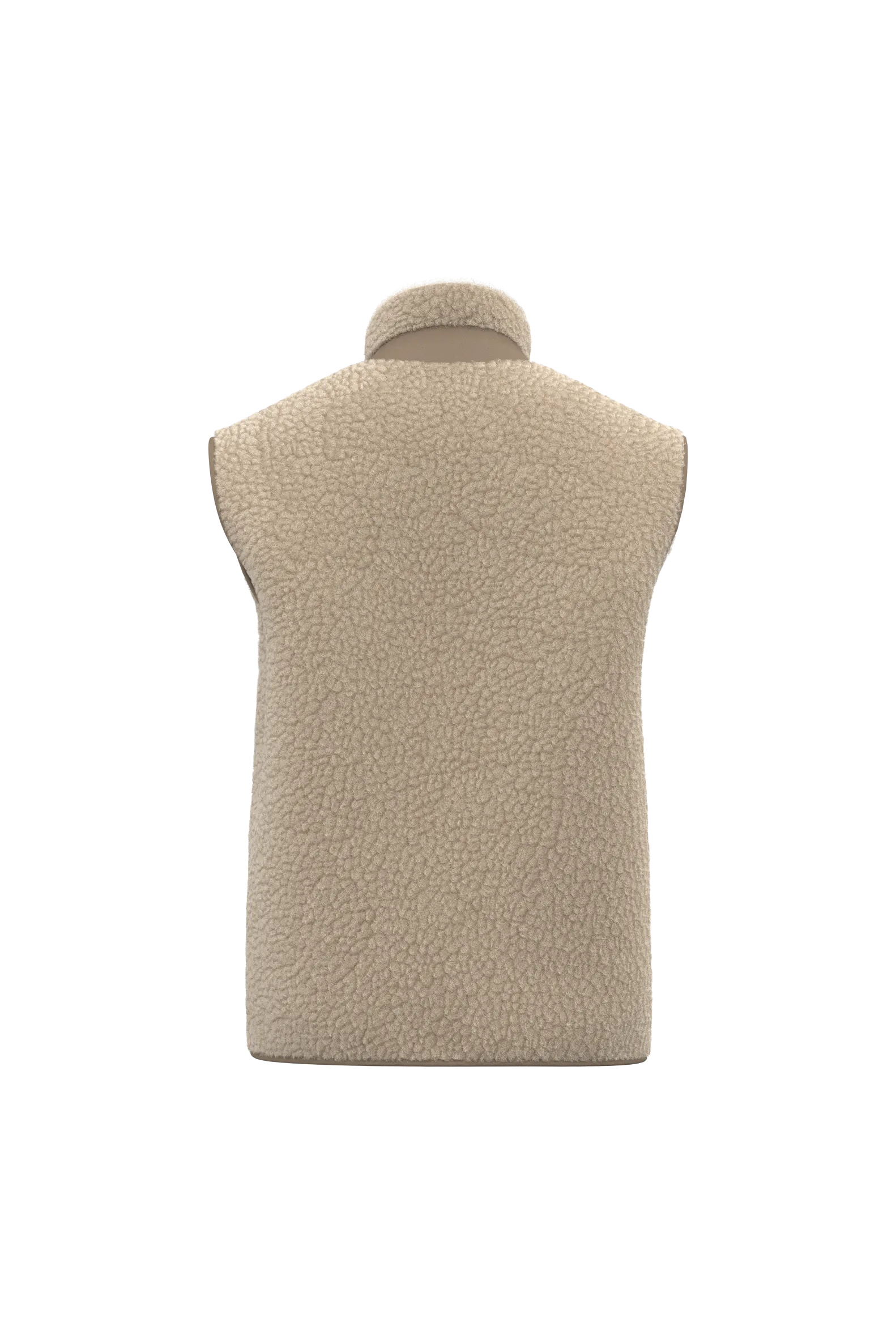 Chaleco ecorresponsable de sherpa unisex