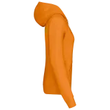 Sudadera capucha contrastada mujer