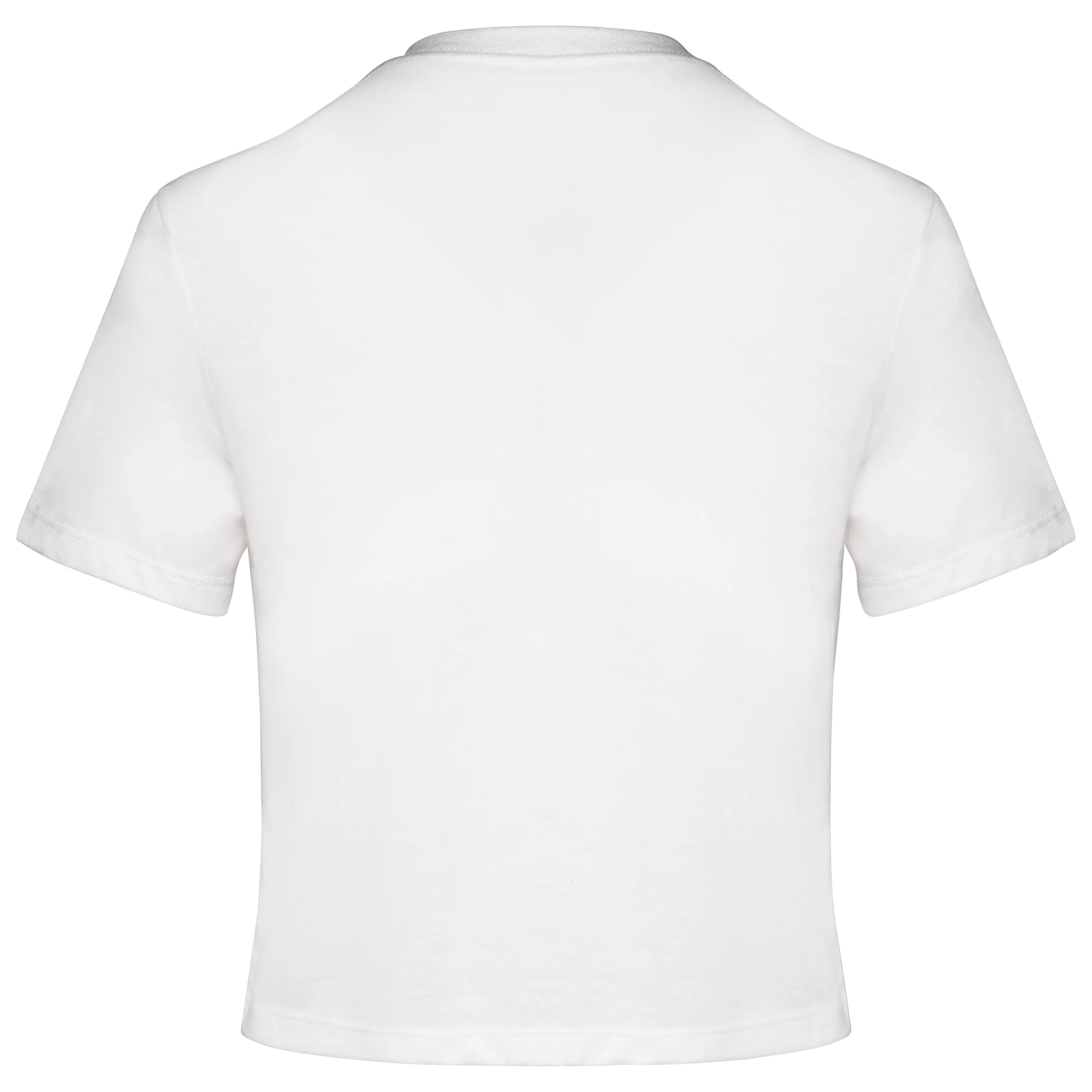 Camiseta crop triblend mujer