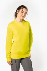 Sudadera cuello redondo reciclada unisex