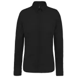 Camisa popelina manga larga mujer