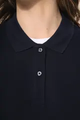 Polo Supima® manga larga mujer
