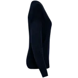 Jersey ecorresponsable cuello de pico de lyocell mujer